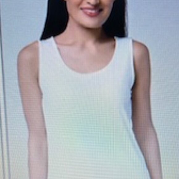 Susan Graver Liquid Knit Modern Essentials Tank Top - XL - Picture 1 of 10